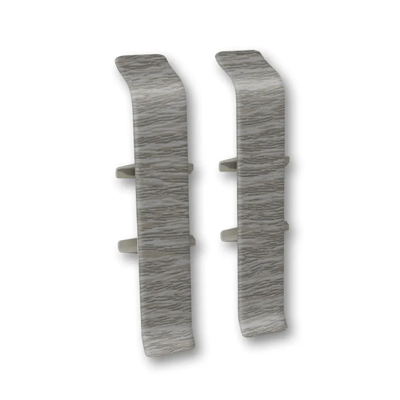 Соединитель д/плинтуса 70 мм Деконика Дуб пепельный 210