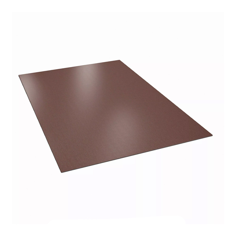 Гладкий лист 0,5 RAL-8017 MAT 2,00*1,25 метра