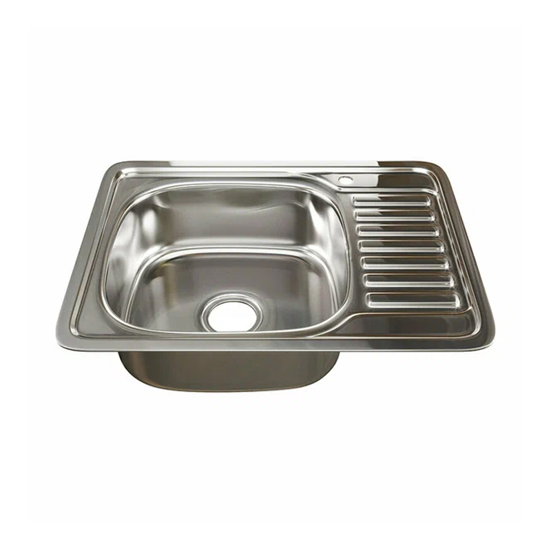 Мойка врез. 65*50 (0,8) лев. вып. 3 1/2 MIXLINE