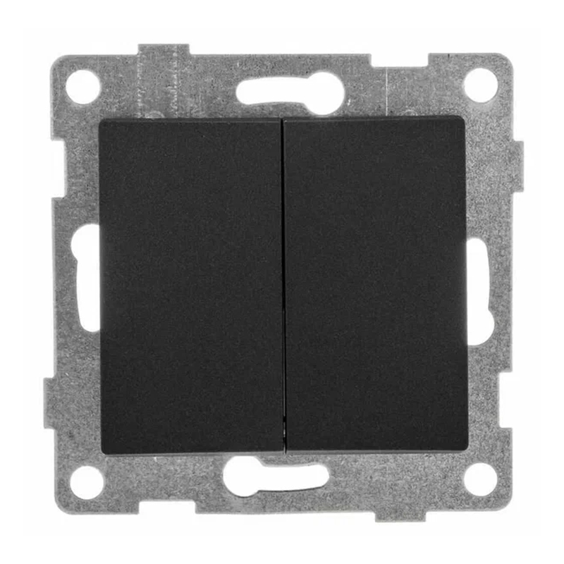 Механизм выключателя 2СП 10 A графит Ugra GUSI