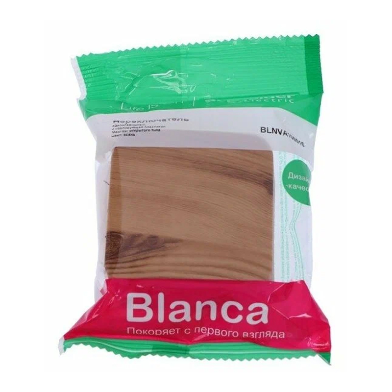 Переключатель проходной 1СП ясень BLANCA