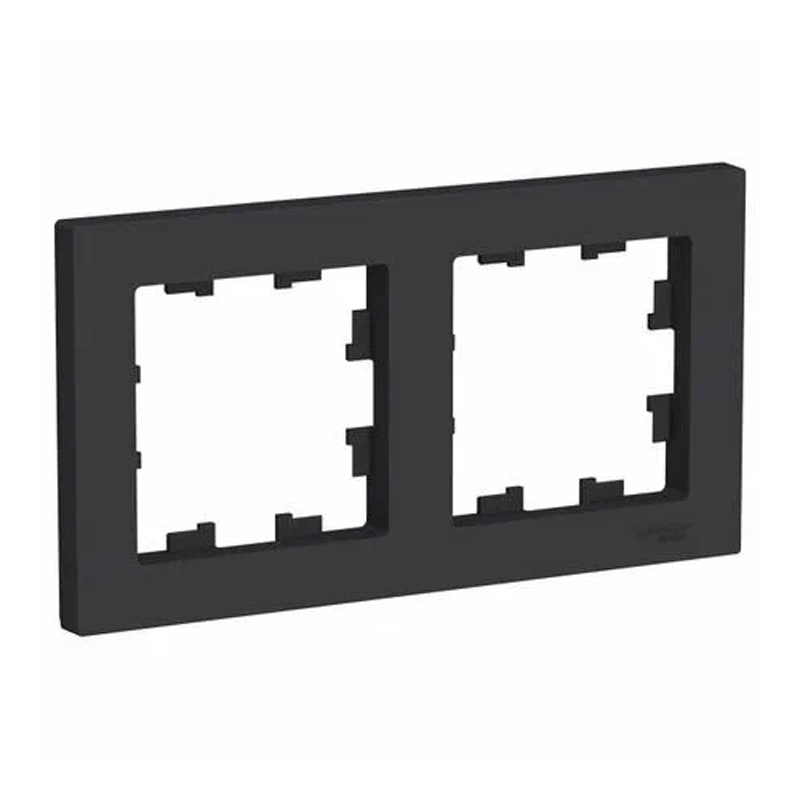 Рамка 2-пост. ATLASDESIGN Карбон