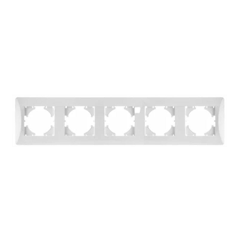 Рамка 5 гн. алюм. черная Ugra GUSI