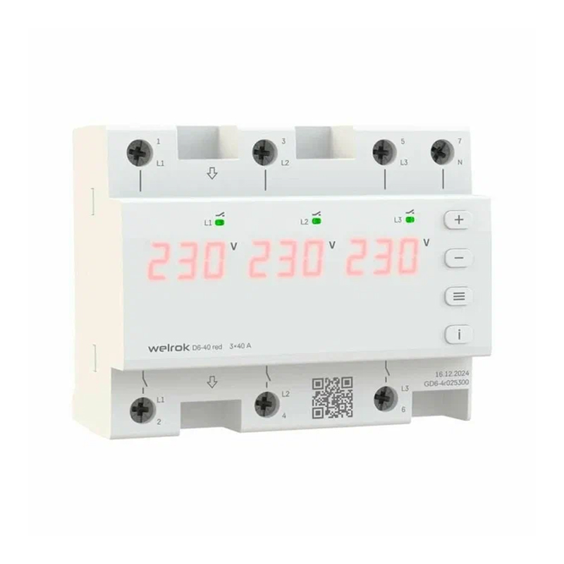 Реле напряжения D6-40 Red Welrok