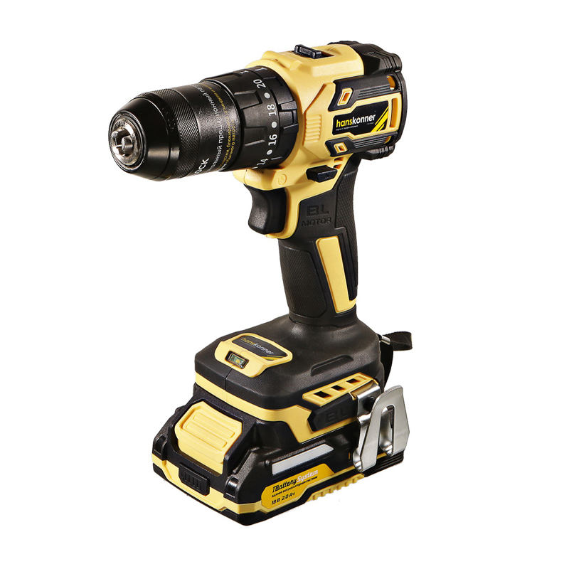 HCD18165BLI Дрель аккум. ударная б/щ 18В HansKonner