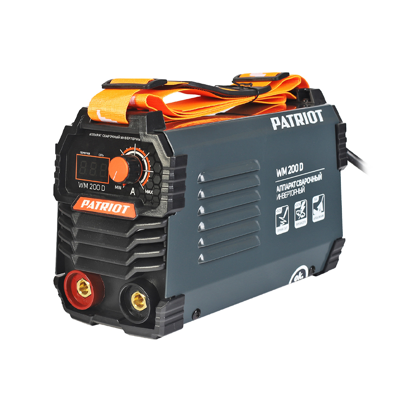 Аппарат сварочный инверторного типа Patriot WM200D MMA, 9100 Вт