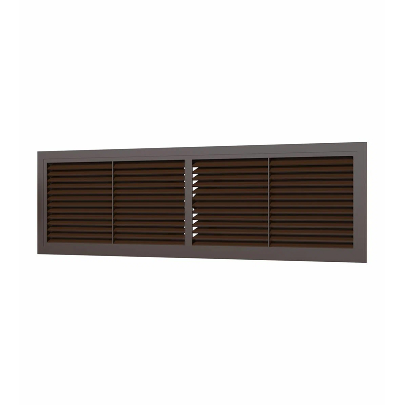 4513РП Решетка вент. переточ. 455*133 с фл. 432*117 корич. ЭРА