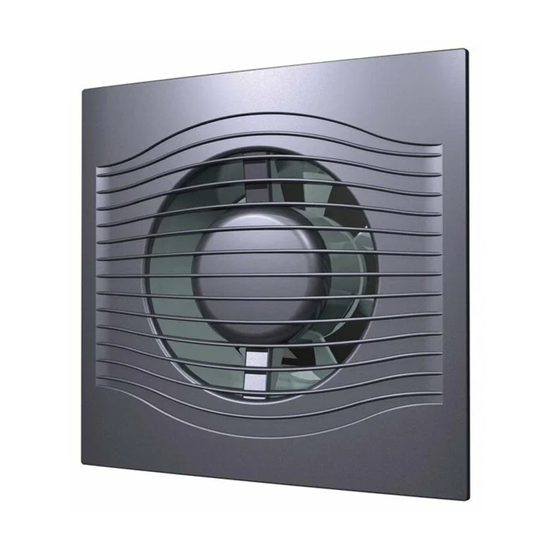 DICITI SLIM 4C GRAY METAL Вентилятор осевой с обр.клапаном Д100