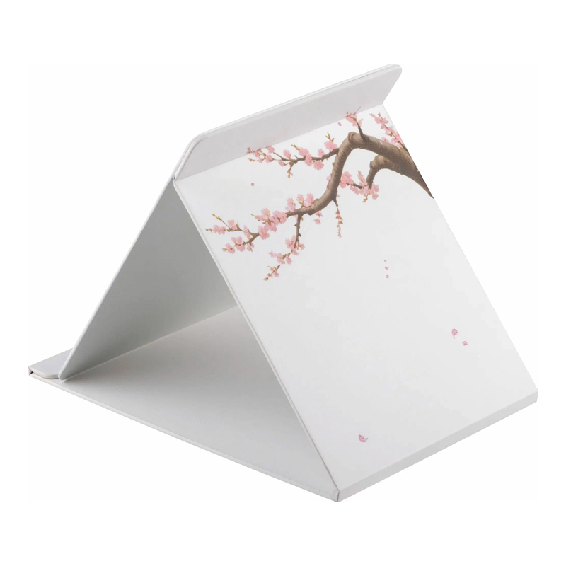 Зеркало косметич. складное 15*21 Сакура