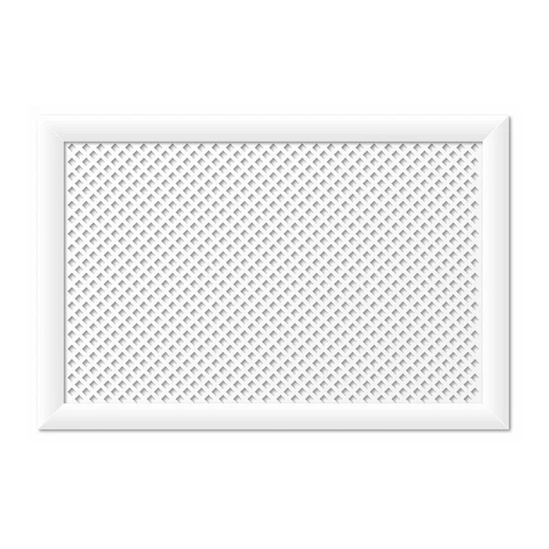 Экран д/радиатора 900*600 МДФ Белый Глория