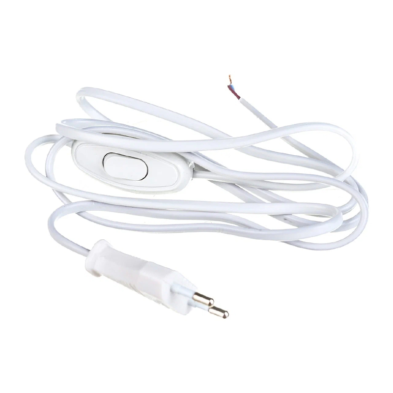 Шнур для бра ШВВП 2*0,5 белый