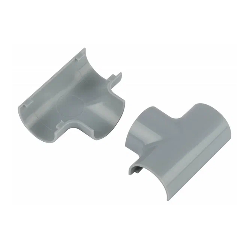 Внешний угол д/кабель-канала ЭРА полукруглого серый 20*12мм