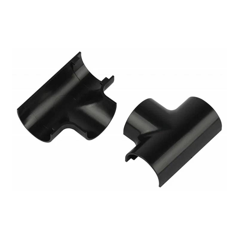 Т-образный угол д/кабель-канала ЭРА полукруглого белый 30*13мм