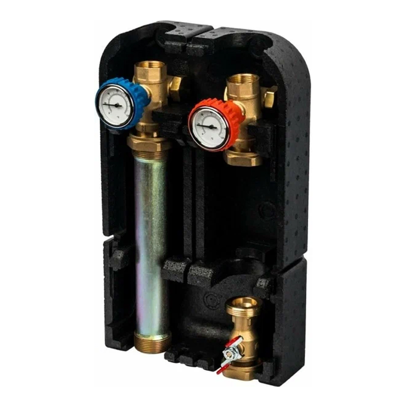 ГБМ Насосная группа STOUT б/смесителя, б/насоса DN25 (1"), прямым контуром