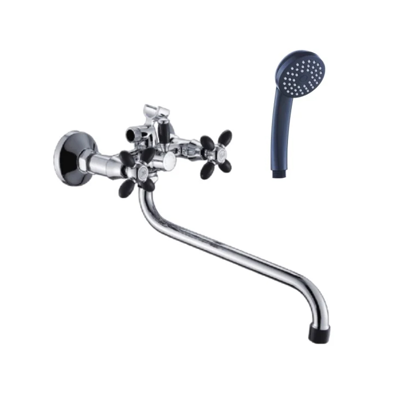 B22-071Е Смеситель унив. с круглым изливом и перекл. д/душа