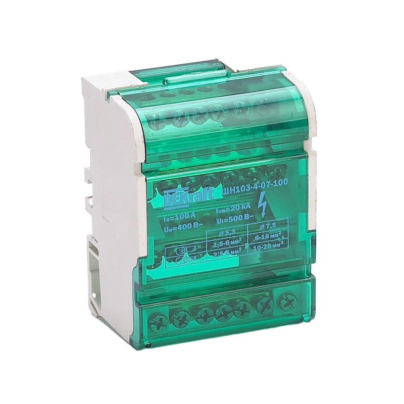 Кросс-модуль на DIN-рейку 4х7 групп 100А ШН-103