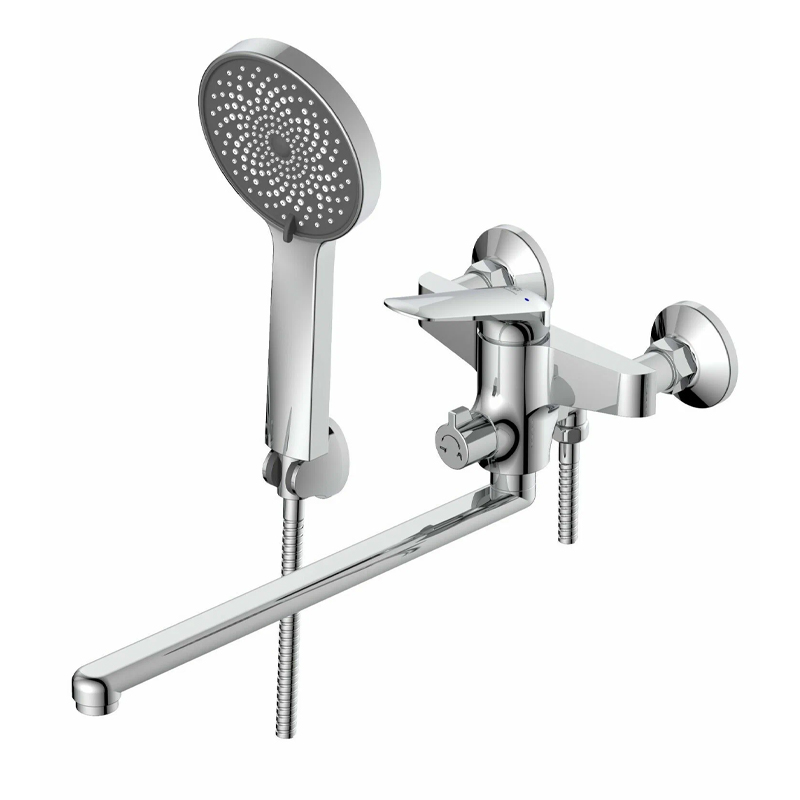 D171-22 Смеситель д/ванны с прямым.плоским изливом