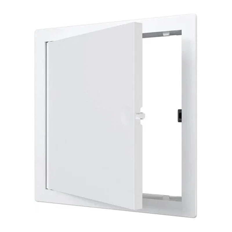 L1515N Люк ревиз. пласт. нажимной 172*172 с фланцем 150*150 GRAY