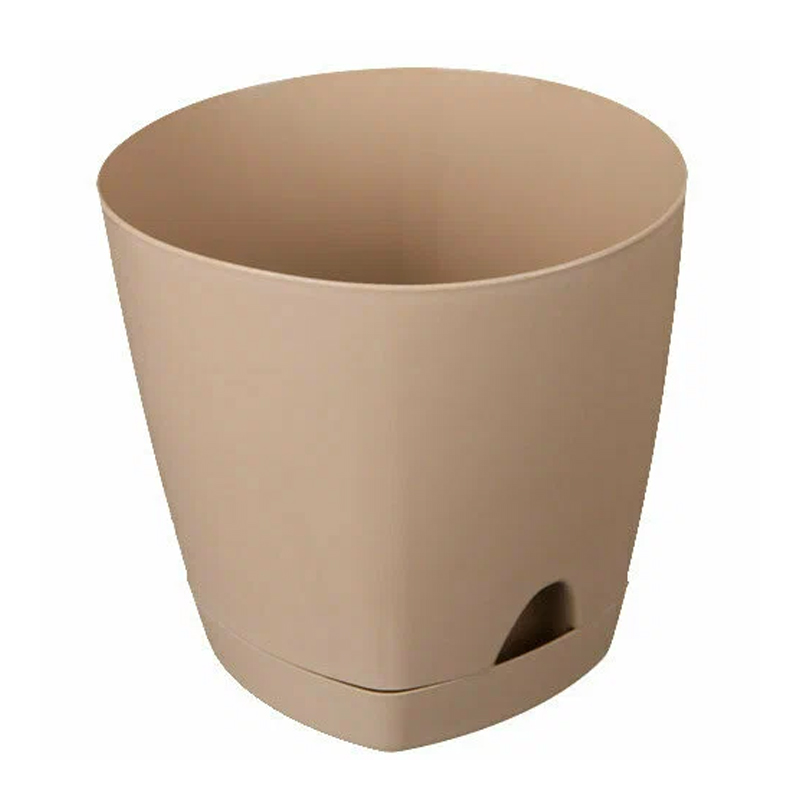 Горшок для цветов Амстердам Д-140мм (1,35л) СЛИВОЧНЫЙ