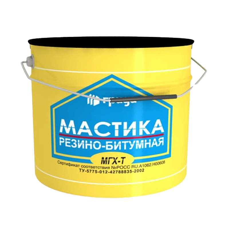 s00136820 Мастика гидроизоляционная резино-битумная Грида МГХ-Т 3 кг., — изображение 1