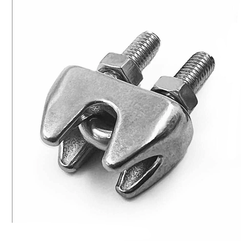 s00444055 Зажим троса винтовой двойной 3мм Нержавейка — изображение 1