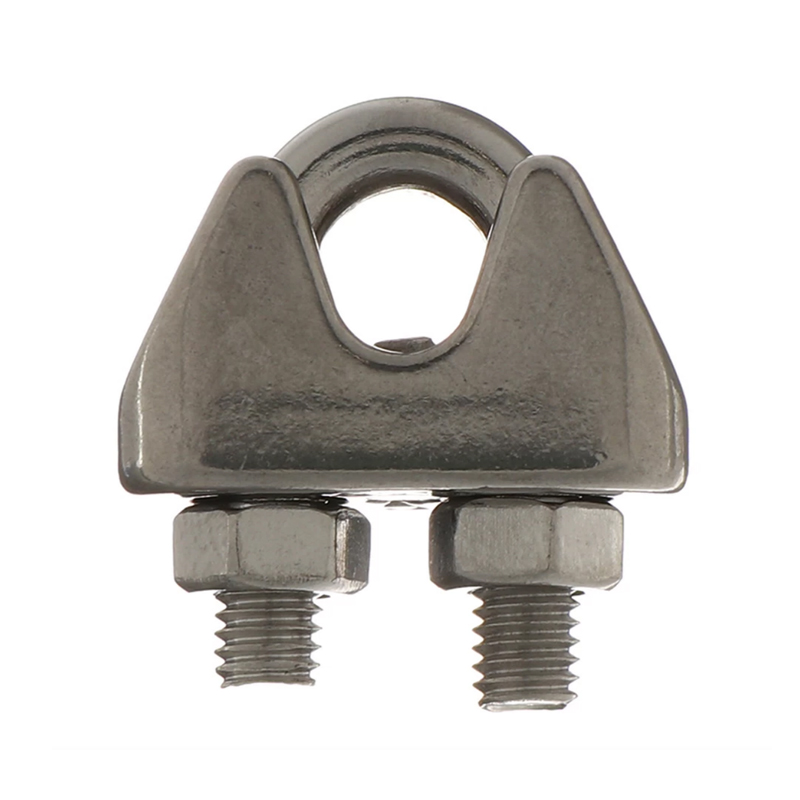 s00444109 Зажим троса винтовой двойной 5мм Нержавейка — изображение 1