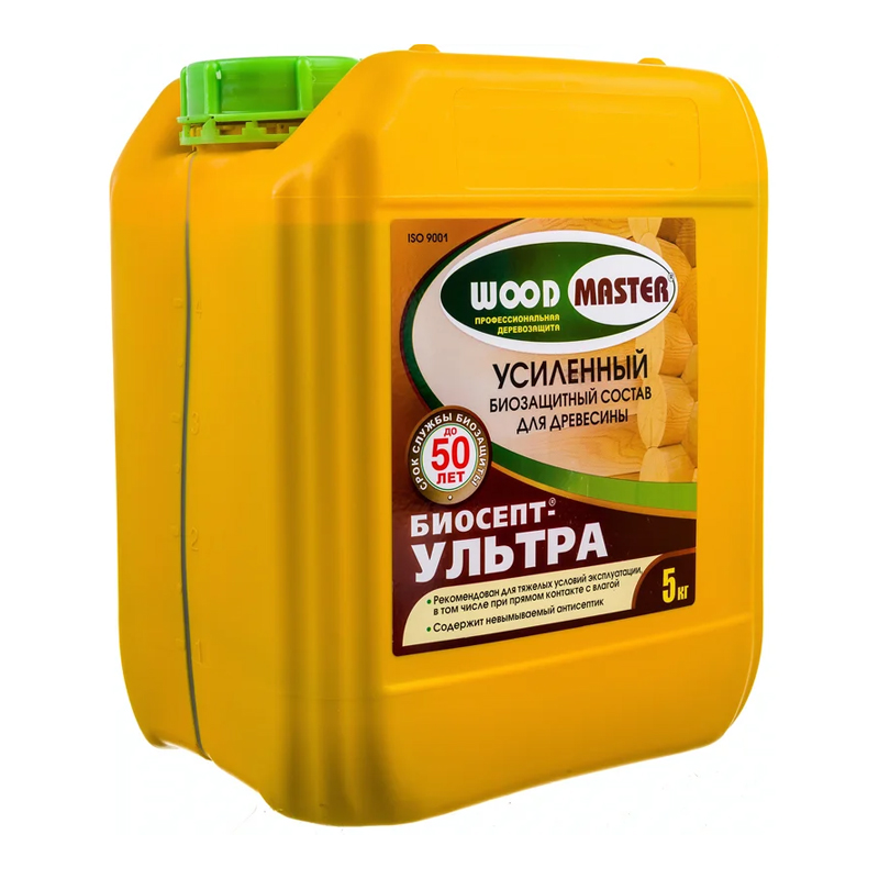 s00047871 БИОСЕПТ-УЛЬТРА (КОНЦЕНТРАТ) WOODMASTER-PROF 5 Л РОГНЕДА — изображение 1