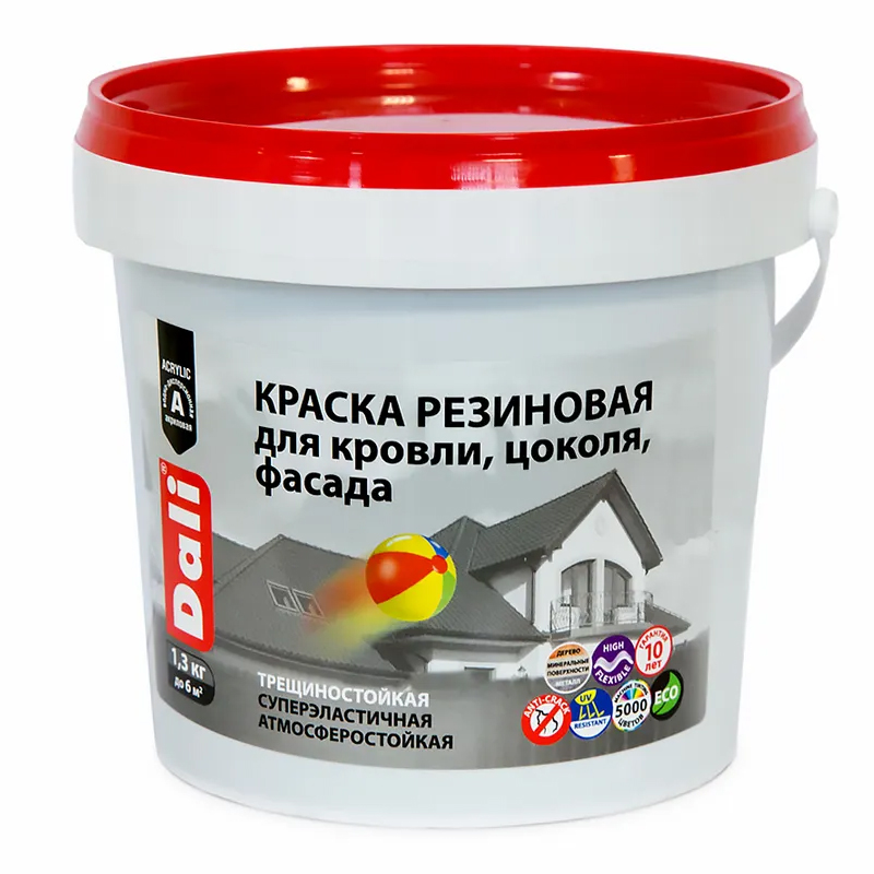 s00051953 КРАСКА РЕЗИНОВАЯ "DALI" БАЗА "С" 12 кг — изображение 1